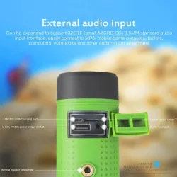 Multifunctionele Bluetooth-fietsspeaker - met zaklampBluetooth Luidsprekers