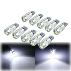 T10 - W5W - SMD - żarówki samochodowe LED - 10 sztukT10