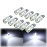 T10 - W5W - SMD - LED bilpærer - 10 stk