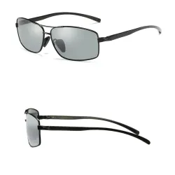 Fotokromiske solbriller - polariserede - antirefleks - dag/natkørselsbriller - unisex - UV400