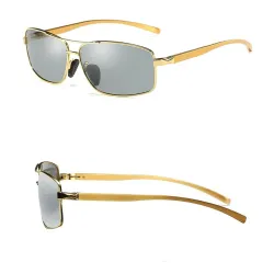 Fotokromiske solbriller - polariserede - antirefleks - dag/natkørselsbriller - unisex - UV400
