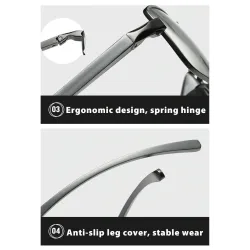 Fotokromiske solbriller - polariserede - antirefleks - dag/natkørselsbriller - unisex - UV400