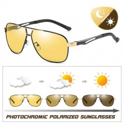 Polarisierte photochrome Sonnenbrille - Tag / Nacht fahren - UV400