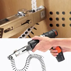 Power ToolsPistola de clavos automática - con cadena roscada - adaptador para taladro eléctrico - accesorio
