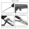 Automatic nail gun - with screw chain - adapter for electric drill - attachmentPower Tools