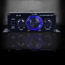 400W - DC12V - wzmacniacz mocy HiFi - samochodowy odbiornik muzyczny stereo - radio FM - MP3Wzmacniacze