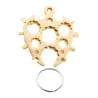 Multifunctional screwdriver - snowflake shaped - keychain
