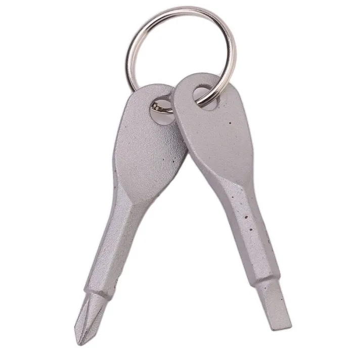 Mini - cross screwdriver - keychain - camping