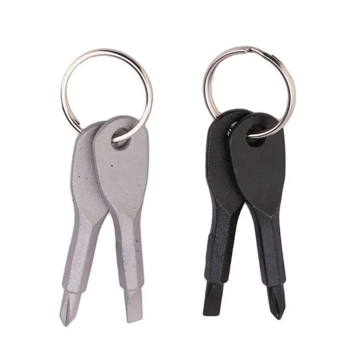 Mini - cross screwdriver - keychain - camping