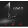 Kugoo S1 - skuter elektryczny - 350W - 3 tryby prędkości - 30km - składanyElektrycznego stepu