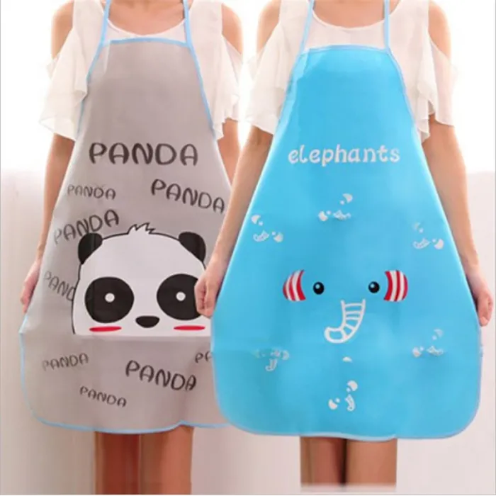 Kitchen apron - adjustable - waterproof - design with animals