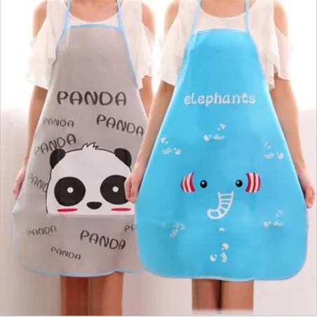 Kitchen apron - adjustable - waterproof - design with animals