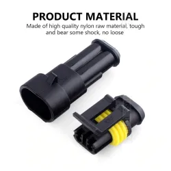 Waterproof connectors - cars - trucks - motorcycles - 5pcs / pack