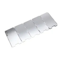 Gas stove windshield - 9 plates - foldable - outdoor / camping