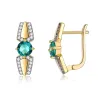Aretes925 silver - zirconia - romantic stud earring - 2pcs