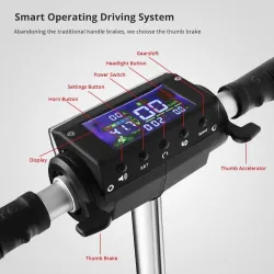 Kugoo S1 - elektrische step - 350W - 3 snelheidsmodi - 30km - opvouwbaarElektrische step