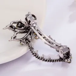 Crystal sydämen muotoinen kukka - hiukset