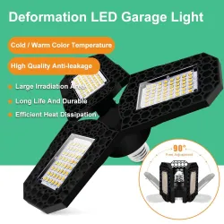 LED bulb - foldable lamp - high power - E27 - 110V - 220V - 40W - 60W - 80W