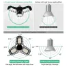 LED bulb - foldable lamp - high power - E27 - 110V - 220V - 40W - 60W - 80W
