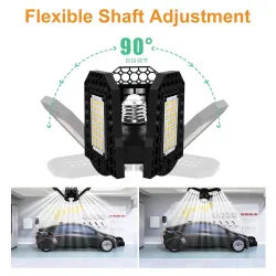 LED bulb - foldable lamp - high power - E27 - 110V - 220V - 40W - 60W - 80W