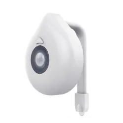 LED - toalettsitsljus - nattljus - 8 föränderliga färger