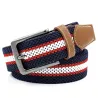 Braided bälte med metall spänne