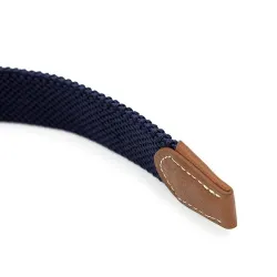 Braided bälte med metall spänne