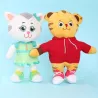 Tijger en kitten - pluche poppen - speelgoed - 2 stuksKnuffels