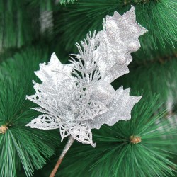 Glittertakje - een hangend kerstboomornamentKerstmis
