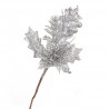 Artificial flowers with glitter - Christmas tree - 1pc