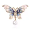 BrochesBroche de cristal - mariposa - percha - hojas
