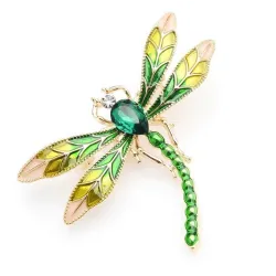Kristall draonfly - brosch
