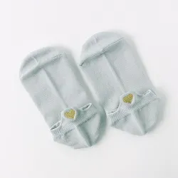 Cute ankle socks - unisex - with heart logo