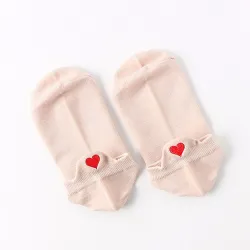 Kurze Socken - knöchellang - mit Herz - Unisex