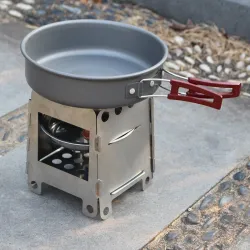 Portable alcohol tray - foldable - stainless steel - camping - picnic