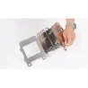 Portable alcohol tray - foldable - stainless steel - camping - picnic