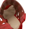 Peep toe fishnet pumps - with a back zipper