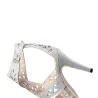 Sexy hollow stiletto - peep toe - with ankle strap