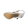 Sexy hollow stiletto - peep toe - with ankle strap