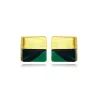 925 sterling silver - square stud earrings