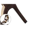 Peep toe strap stiletto - with an ankle strap