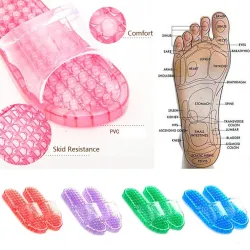 Transparante teenslippers - sandalen - antislip - voetmassage - pijnstilling - unisexSlippers