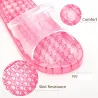 Transparent flip flops - sandals - non-slip - foot massage - pain relief - unisex