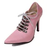 Lace-up high heel pumps - ankle lengthHigh heels