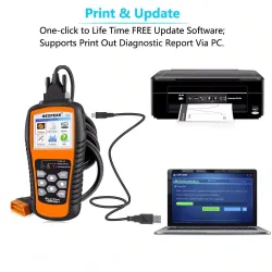 DiagnósticoNexpeak NX501 - OBD2 - escáner de diagnóstico de coche
