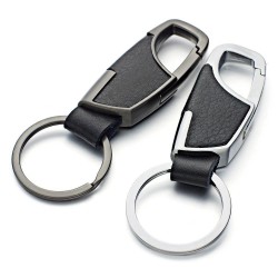 Schlüsselanhänger aus Leder - mit Schlüsselring