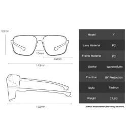 Lunettes de soleil rétro / vapeur - avec boucliers latéraux - UV400 - unisexe
