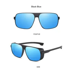 Retro / steampunk sunglasses - with side shields - UV400 - unisex