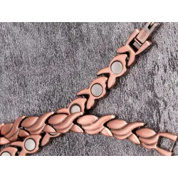 Bracelet en cuivre vintage - magnétique - santé - énergie - unisexe