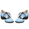 Vintage brogue schoenen - spitse neus - veterschoen - met dikke hakkenLaarzen
